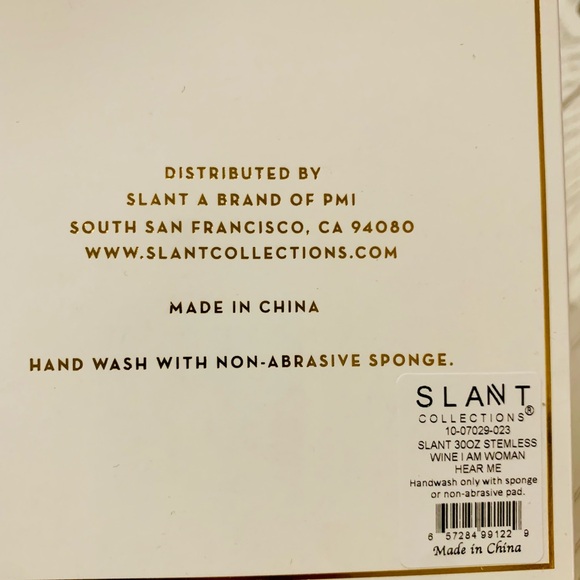 New! Slant Collections Jumbo Wine Glass-Holds Full Bottle - Picture 3 of 6